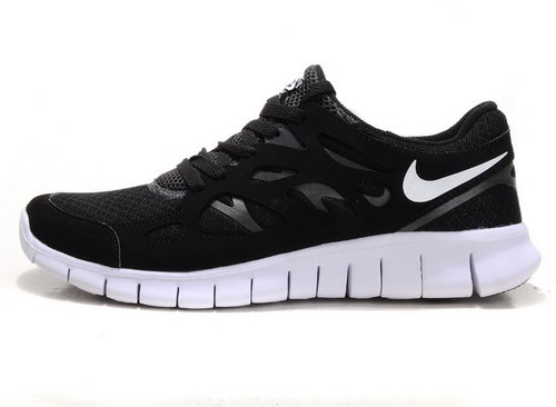 Nike Free Run 2 Womens Size Us9 9.5 10 Black And White Reduced